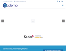 Tablet Screenshot of moderno.com.pk